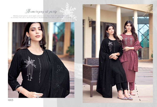 Porter By Sweety Hand Work Designer Kurti With Bottom Dupatta Wholesale Shop In Surat